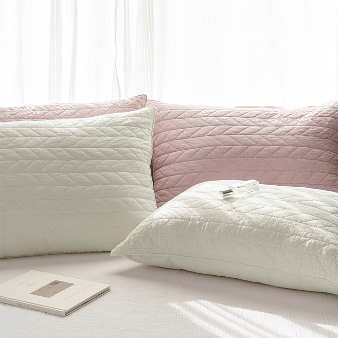 더자리 데일리 순면 피그먼트 워싱 베개커버