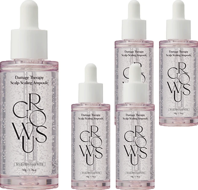 그로우어스 데미지 테라피 두피 스케일링 앰플, 5개, 50ml - 쿠팡