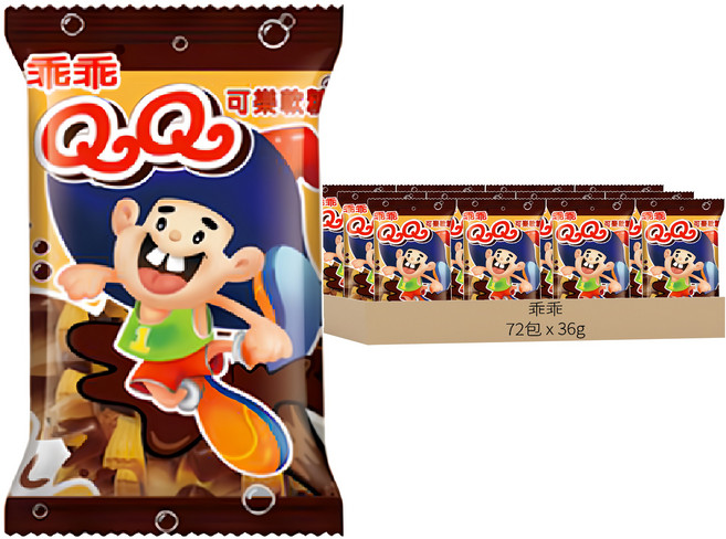 乖乖 QQ可樂軟糖, 72包, 36g