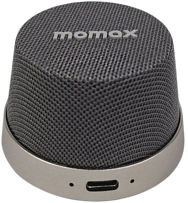 MOMAX 1-Vibe Go 磁吸藍芽音箱 BS6TWL, 鈦金色
