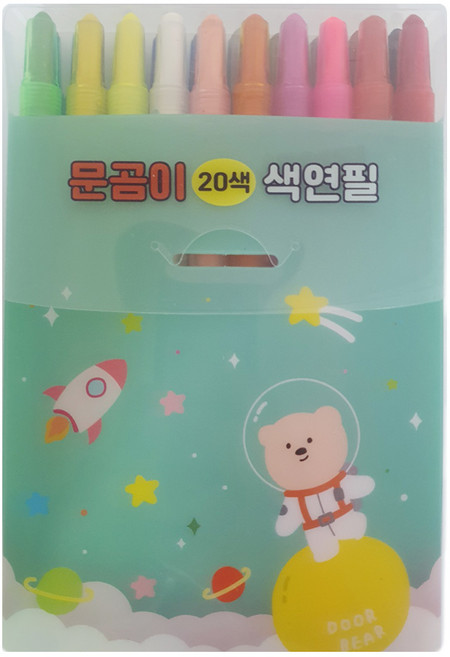 아트모아 문곰이 색연필, 20색, 1개