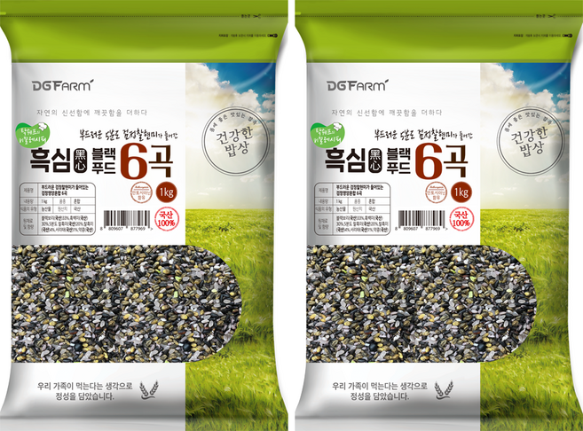 대구농산 검정영양혼합 6곡, 4kg, 2개