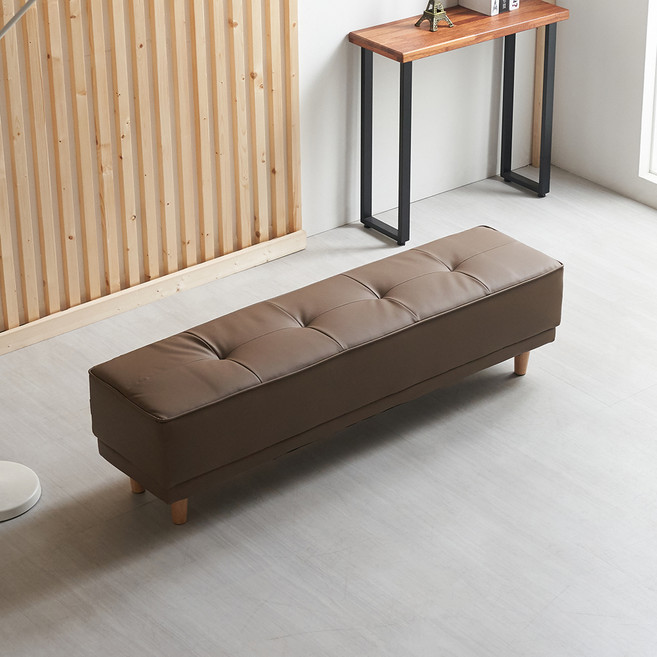 에보니아 메이 벤치 소파 중, 카푸치노