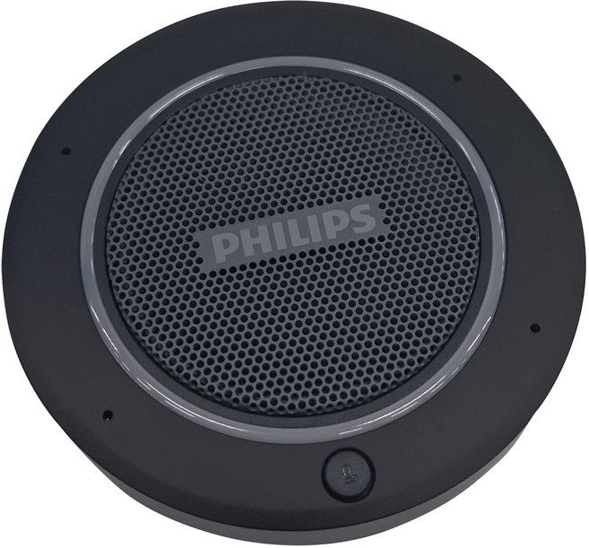 PHILIPS 飛利浦 360度立體收音會議麥克風 PSE0400, 黑色