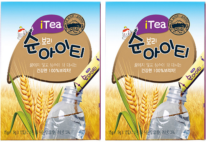 아이티 보리 순 분말 스틱, 1g, 15개입, 2개