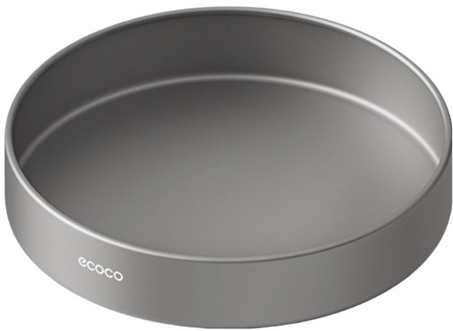 ecoco 意可可 太空鋁旋轉盤 大, 槍灰色, 1個