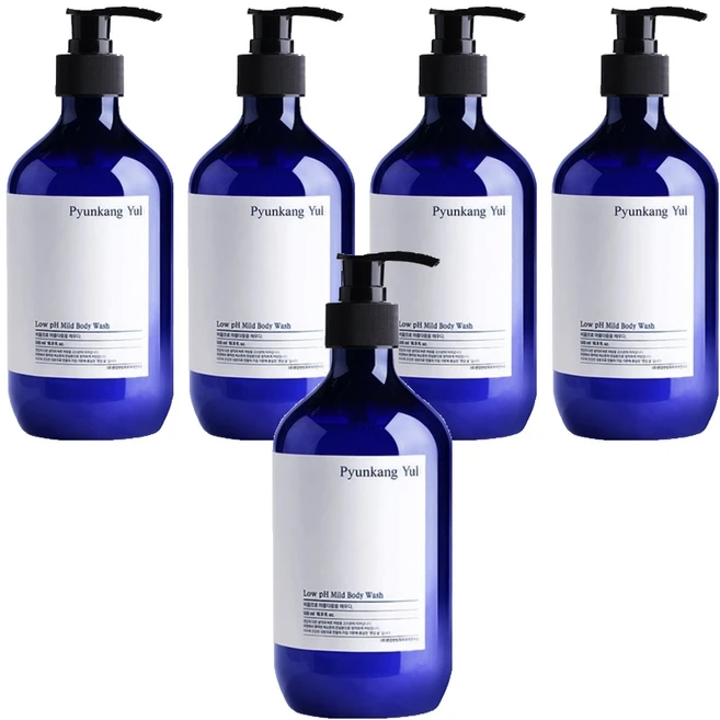 편강율 약산성 마일드 바디워시, 500ml, 5개 - 쿠팡