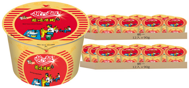 統一 蔥燒牛肉風味 90g, 24入