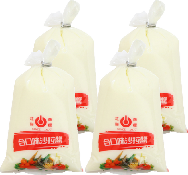合口味沙拉醬, 500g, 4包