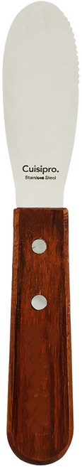 Cuisipro. 木柄鋸齒奶油刀 19 x 3.3 x 1cm 42g, 1支