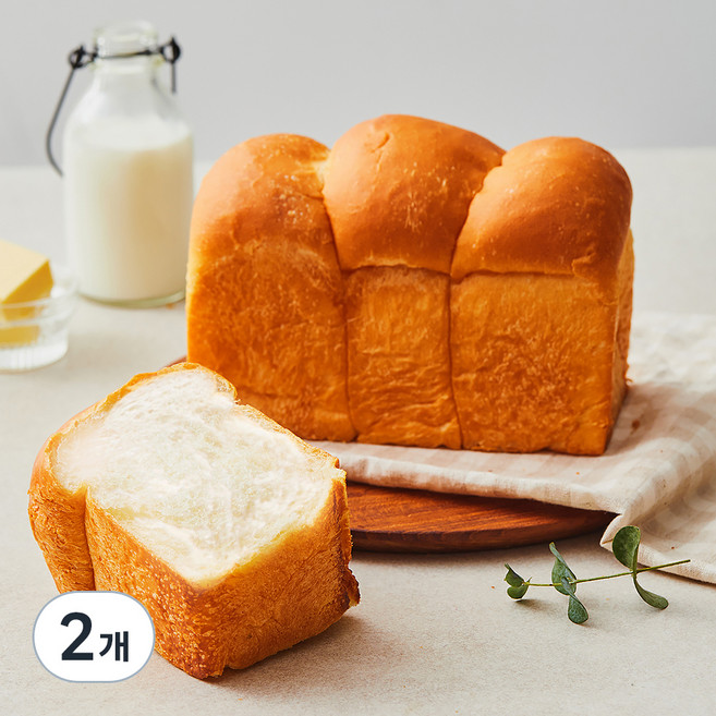 나폴레옹베이커리 우유듬뿍식빵, 215g, 1개입, 2개