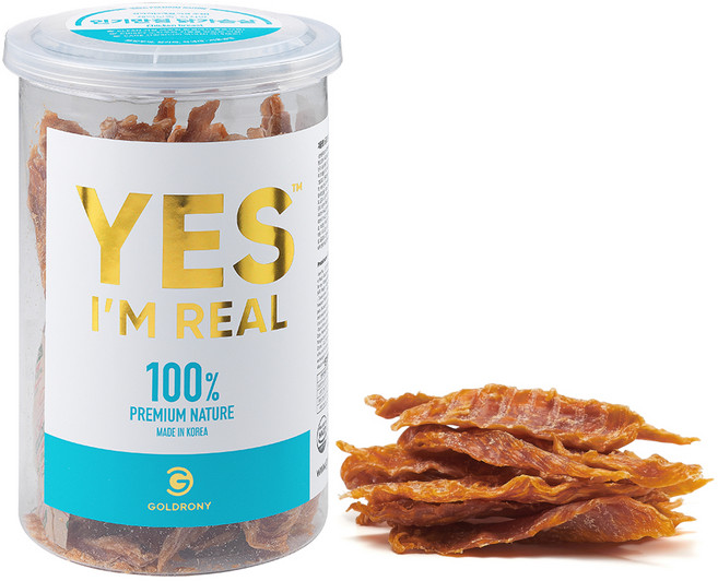 골드로니 강아지 예스아임리얼 프리미엄 저온건조 간식, 닭가슴살, 130g, 1개