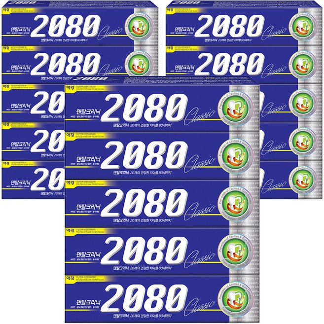 2080 클래식 치약, 170g, 1개입, 15개