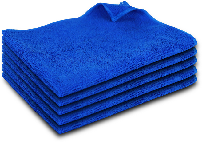 청소해결사 경편 초극세사 손걸레 30 x 40 cm, 5개, 블루