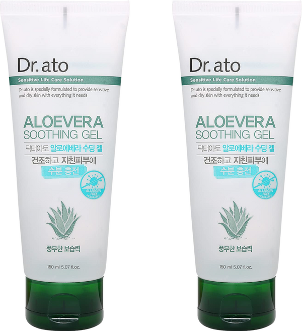 Dr.ato 蘆薈舒緩鎮靜凝膠, 150ml, 2條