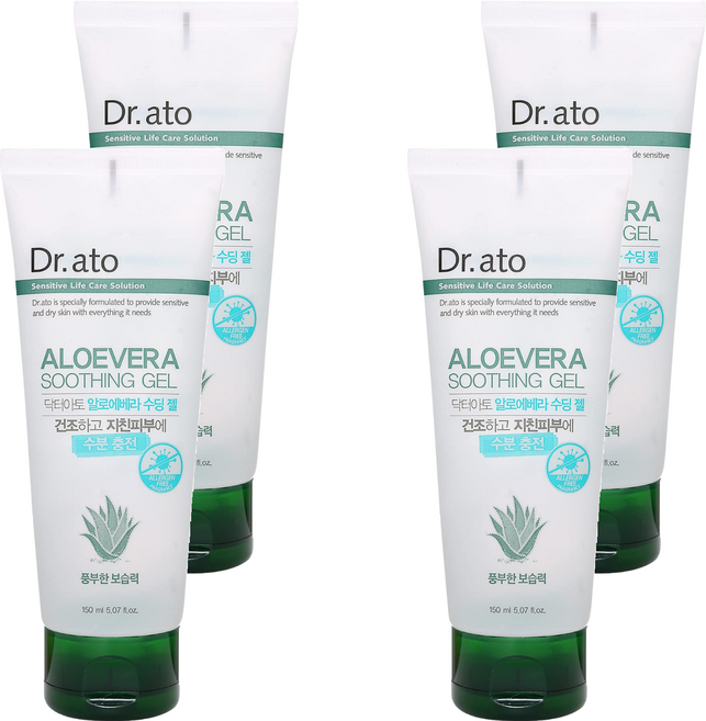 Dr.ato 蘆薈舒緩鎮靜凝膠, 150ml, 4條