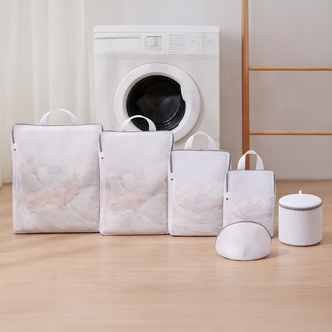 MEO 升級版立體洗衣袋6件組, 混合色, 1套
