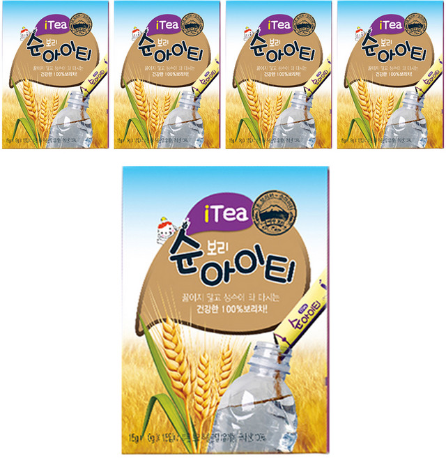 푸르메다 보리 순 아이티 분말 스틱, 1g, 15개입, 5개