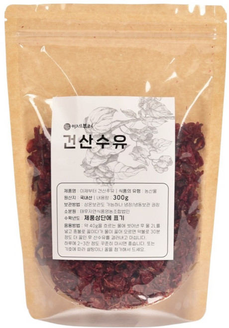 From Now On 真正乾燥山茱萸, 1個, 300g