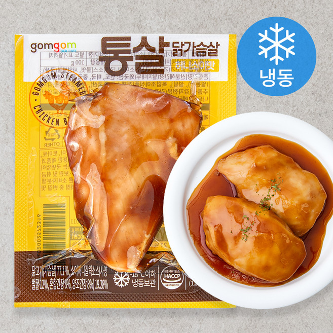 곰곰 통살 닭가슴살 허니소이맛 (냉동), 100g, 1개, 1개입