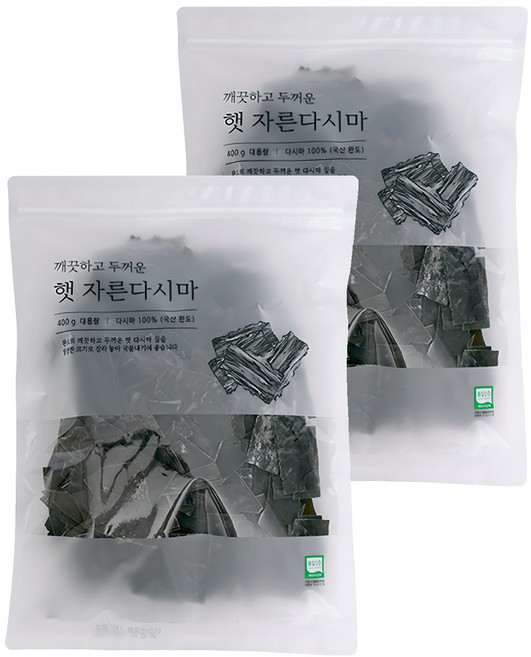 Seok Ha 厚切昆布片, 400g, 2包