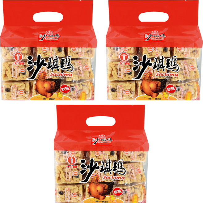 卡賀 雞蛋沙琪瑪, 560g, 3袋
