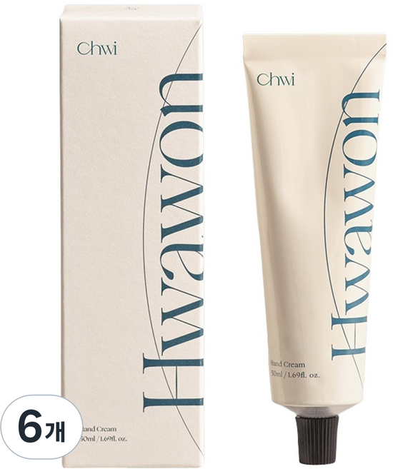 취 핸드크림 화원, 6개, 50ml