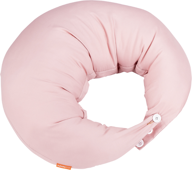 mammyshop 媽咪小站 孕媽咪微笑枕 授乳枕 0.8kg, 粉紅色