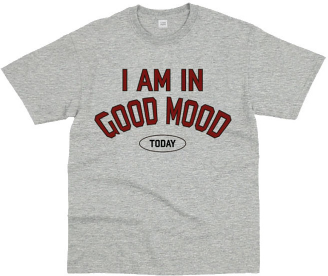 에어플레인 굿무드 오버핏 통기성 반팔 옆트임 티셔츠