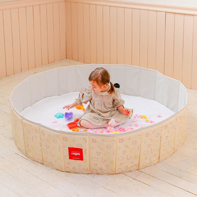 I miso 智慧型折疊地墊, 象牙白, 1個