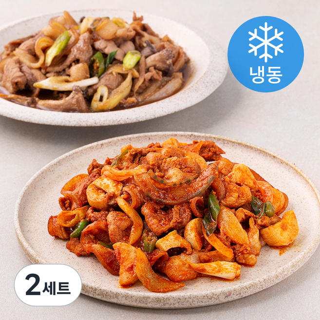 제이엠푸드 제주 흑돼지 백년초 고추장 불고기 200g + 간장 양념 불고기 200g (냉동), 400g, 2세트