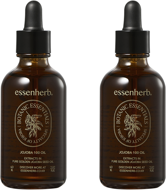 에센허브 호호바 100 오일, 60ml, 2개