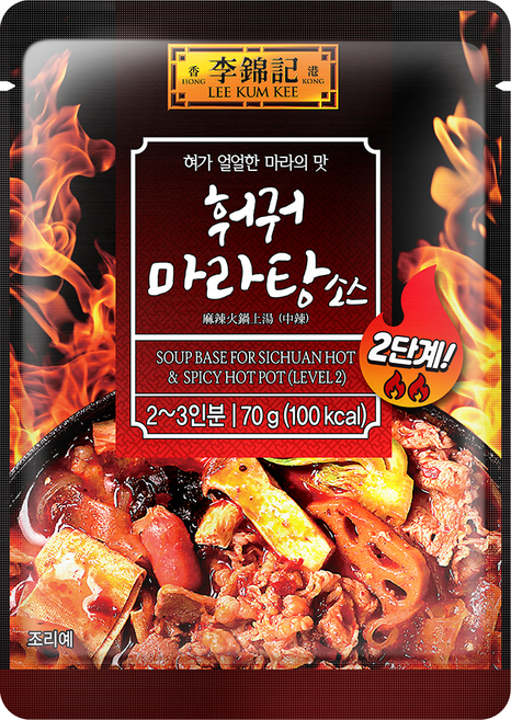 이금기 훠궈 마라탕 소스 2단계, 70g, 1개