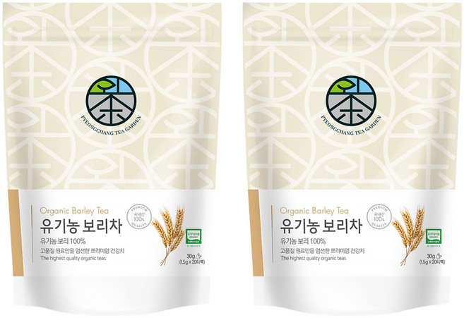 평창다원 유기농 보리차, 1.5g, 20개입, 2개