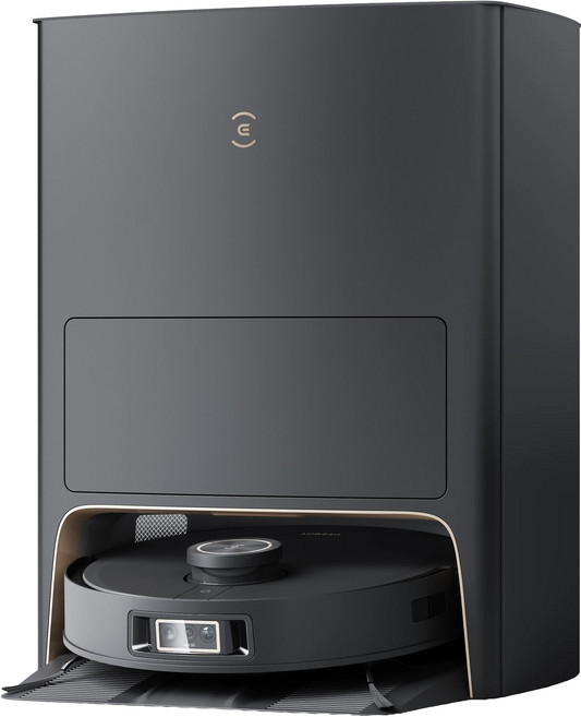 ECOVACS 科沃斯 熱水銀離子洗拖進化旗艦掃拖機器人, 黑色, DEEBOT X1S PRO PLUS