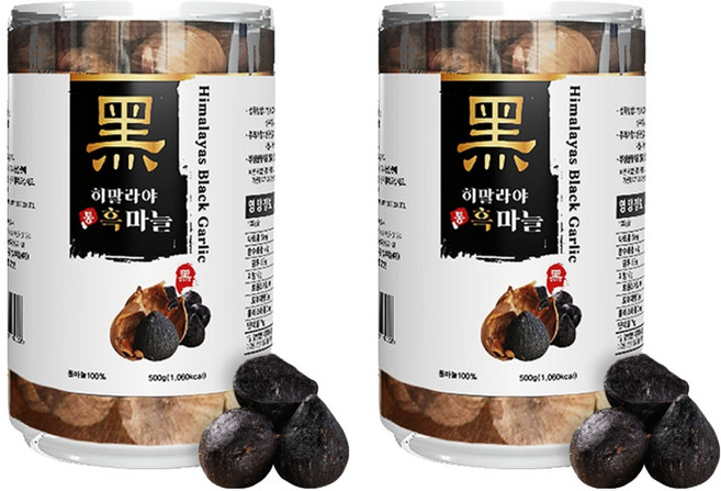 히말라야 통 흑마늘, 500g, 2개