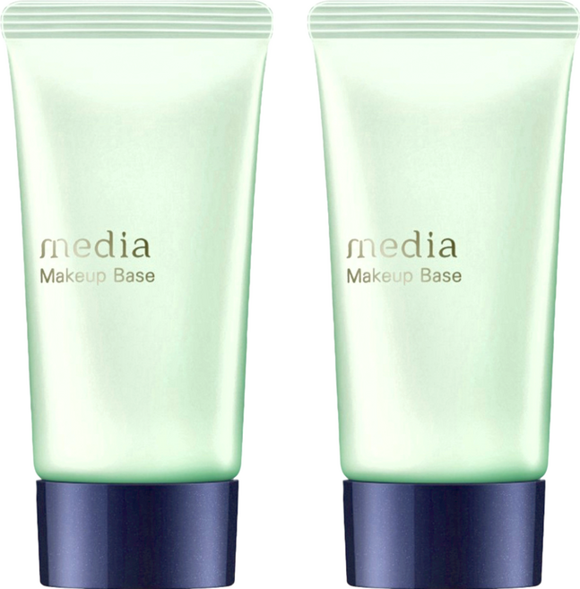 media 媚點 台灣公司貨 美肌修色粧前乳 高保濕 提亮膚色, 綠色, 2件