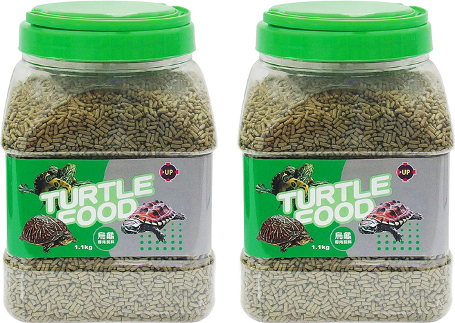 UP AQUA 雅柏 烏龜專用飼料, 1.1kg, 2罐