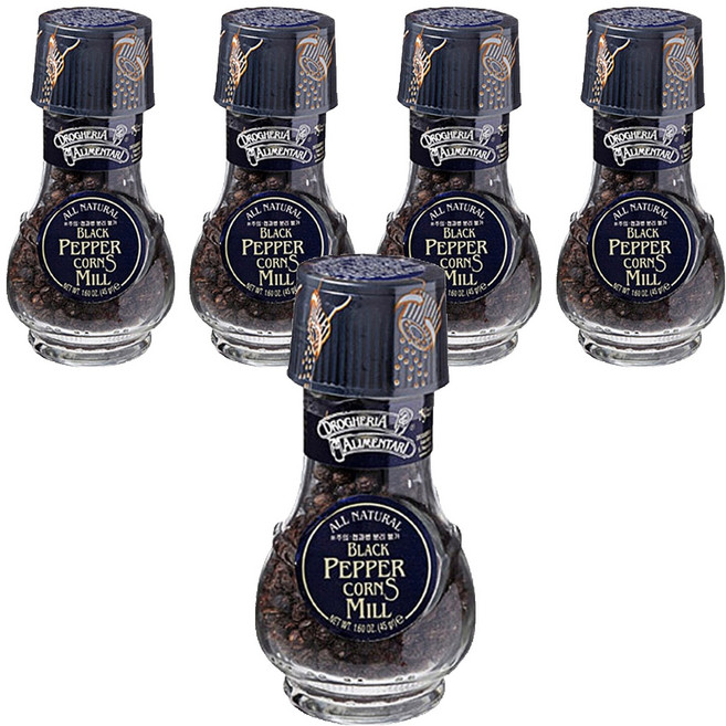 드로게리아앤알리멘타리 통흑후추밀, 45g, 5개