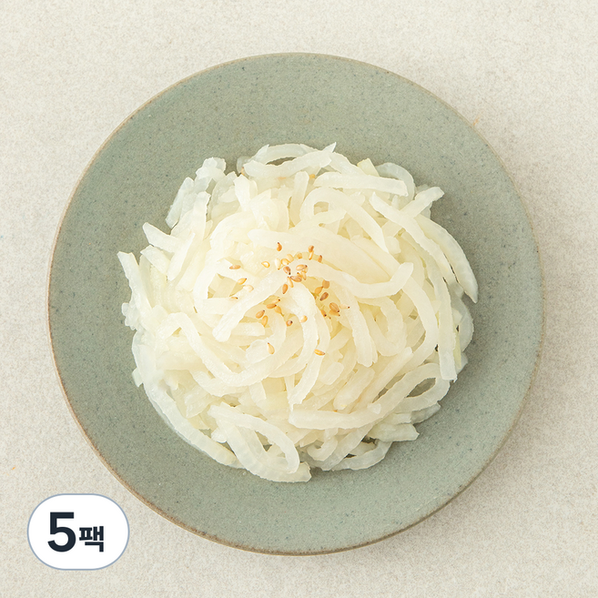 집반찬연구소 무나물, 200g, 5팩