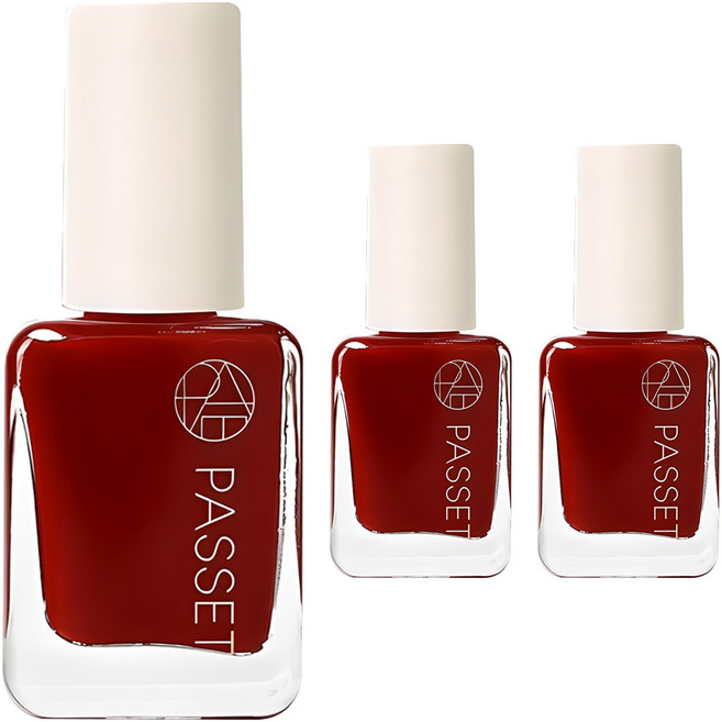 파셋 셀럽 네일 폴리쉬, 16클래식레드, 7g, 3개