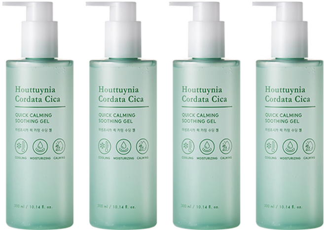 토니모리 어성초 시카 퀵카밍 수딩 젤, 4개, 300ml