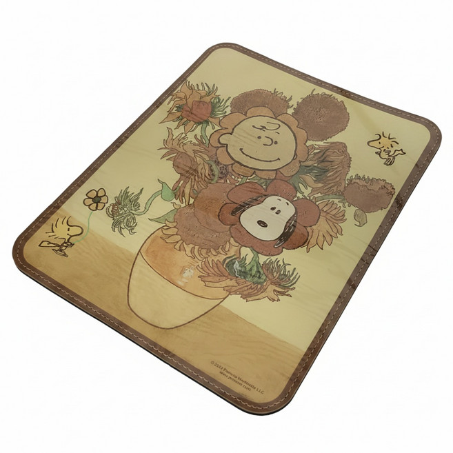 PEANUTS 史努比 大師滑鼠墊, 向日葵, 1個