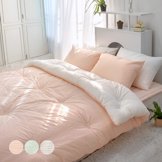 그래이불 국내 제조 순수 유기농 오가닉 선염 코튼 차렵이불