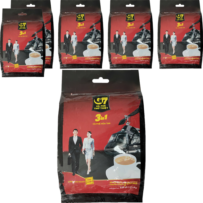 G7 三合一咖啡, 16g, 20包, 6袋