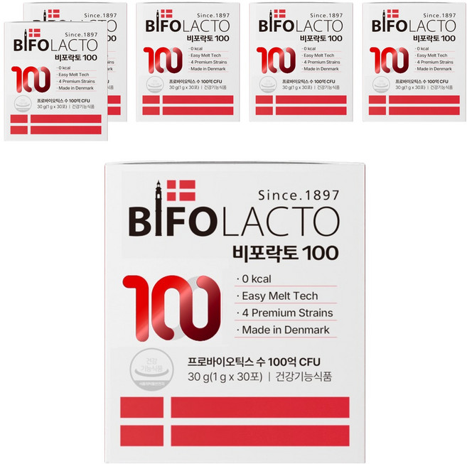비포락토 100 유산균, 30g, 6개