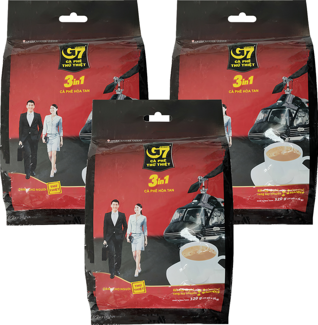 G7 三合一咖啡, 16g, 20包, 3袋