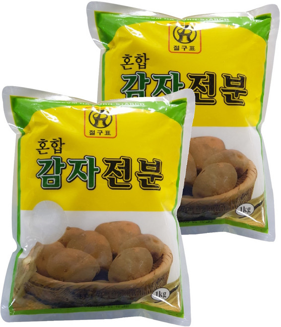 금하 혼합 감자전분, 1kg, 2개
