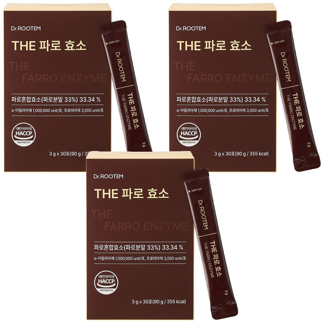 닥터루템 정품 THE 파로 효소 30p, 90g, 3개