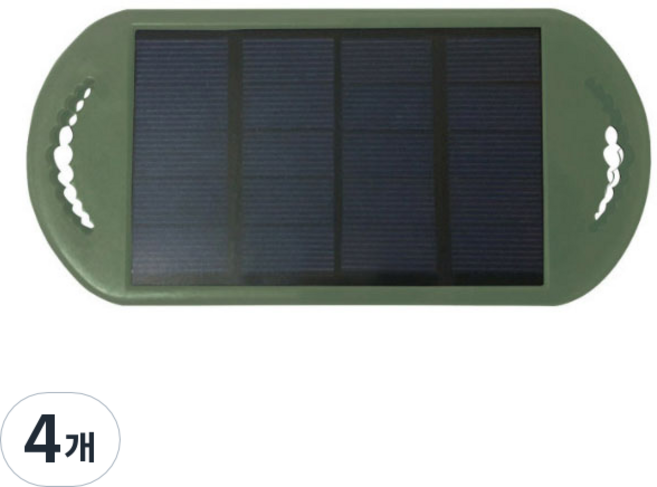 캠프365 인피니트 휴대용 태양광 발전기 아미그린, 4개